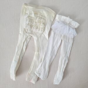 Vintage Ruffle Bum Tights Bundle 3-12 months